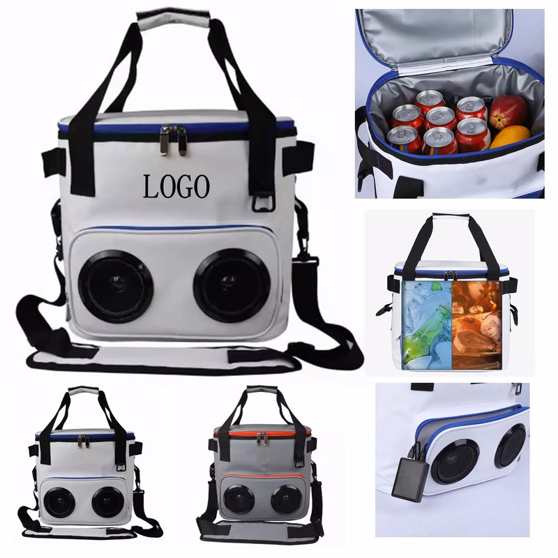 Insulated Picnic Cooler with Speaker