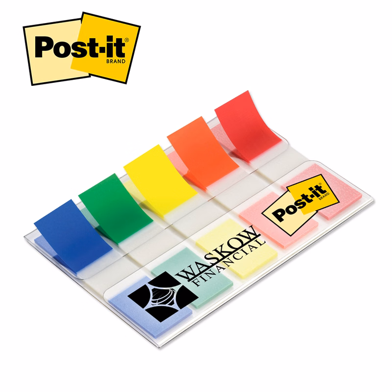 Post-it® Custom Printed 5-Flag Set -
