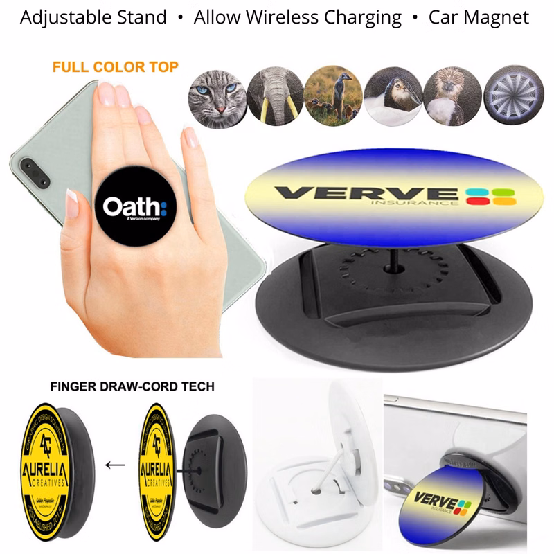 Finger Hug Phone Stand And Grip Holder