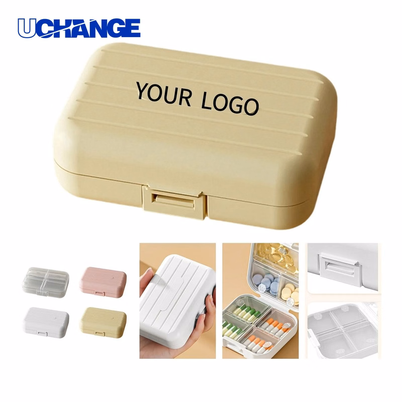 Weekly Pill Case Organizer Food Grade with Secure Clasp