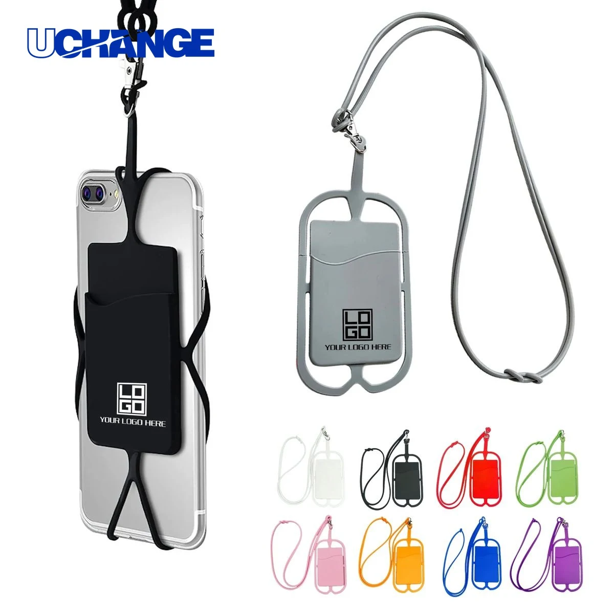 Silicone Phone Lanyard Card Holder 1