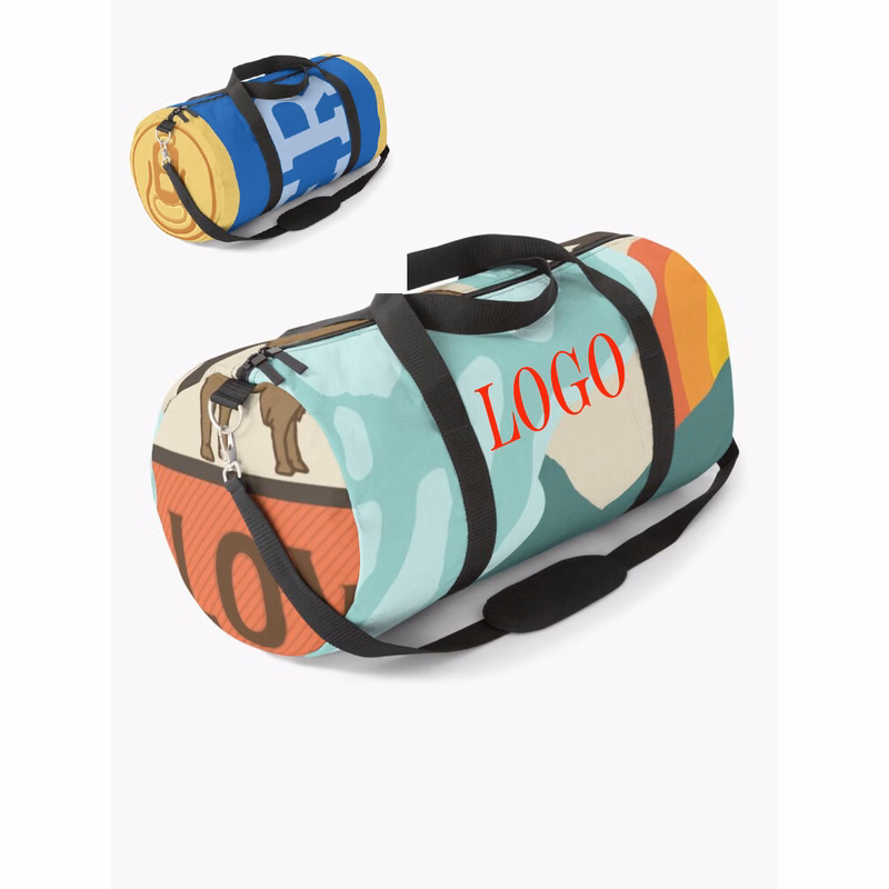 Eco-Friendly and Fully Customizable Recycled Canvas DuffelBag