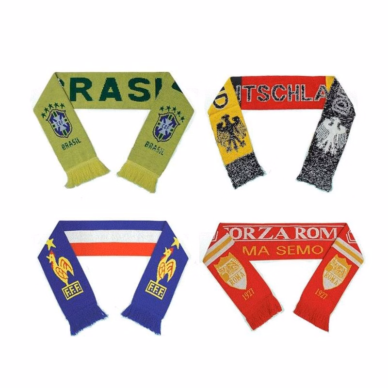 Embroidery Stadium Knit Scarf