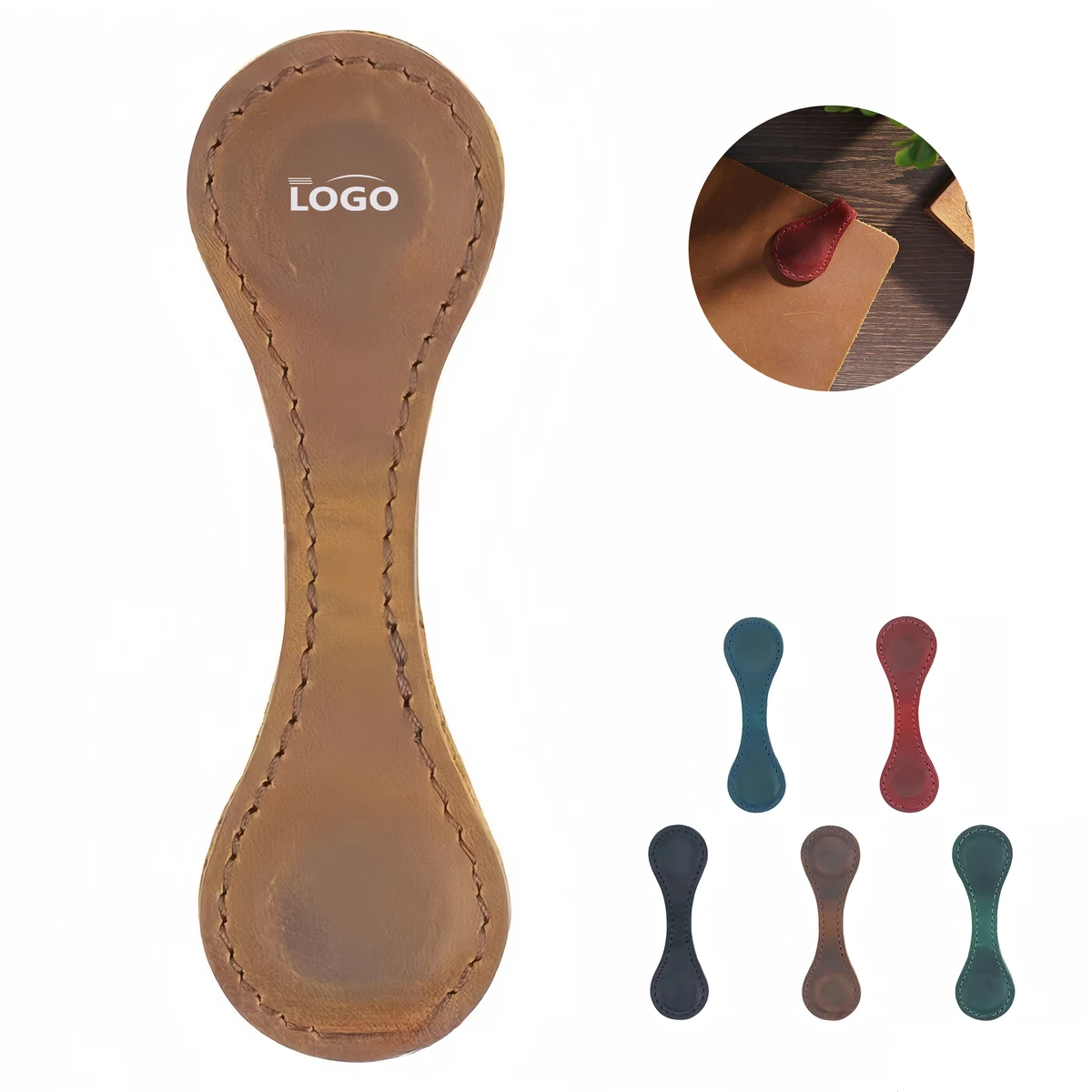 Vintage PU Magnetic Bookmark 1