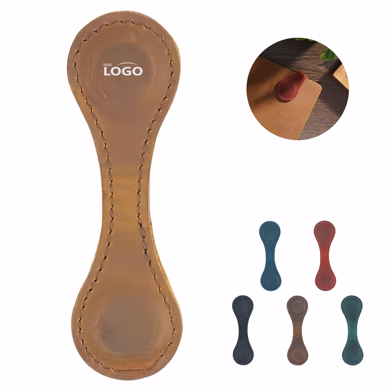 Vintage PU Magnetic Bookmark
