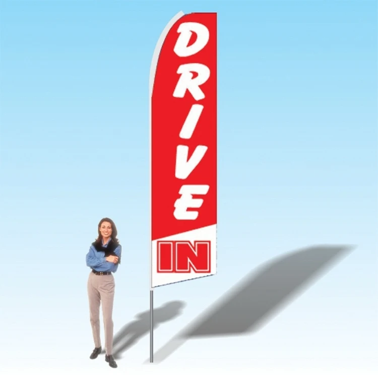 15FT Drive In Advertising Banner Flag 1