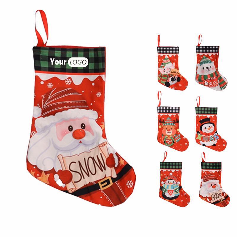 Brushed Fabric Holiday Stocking