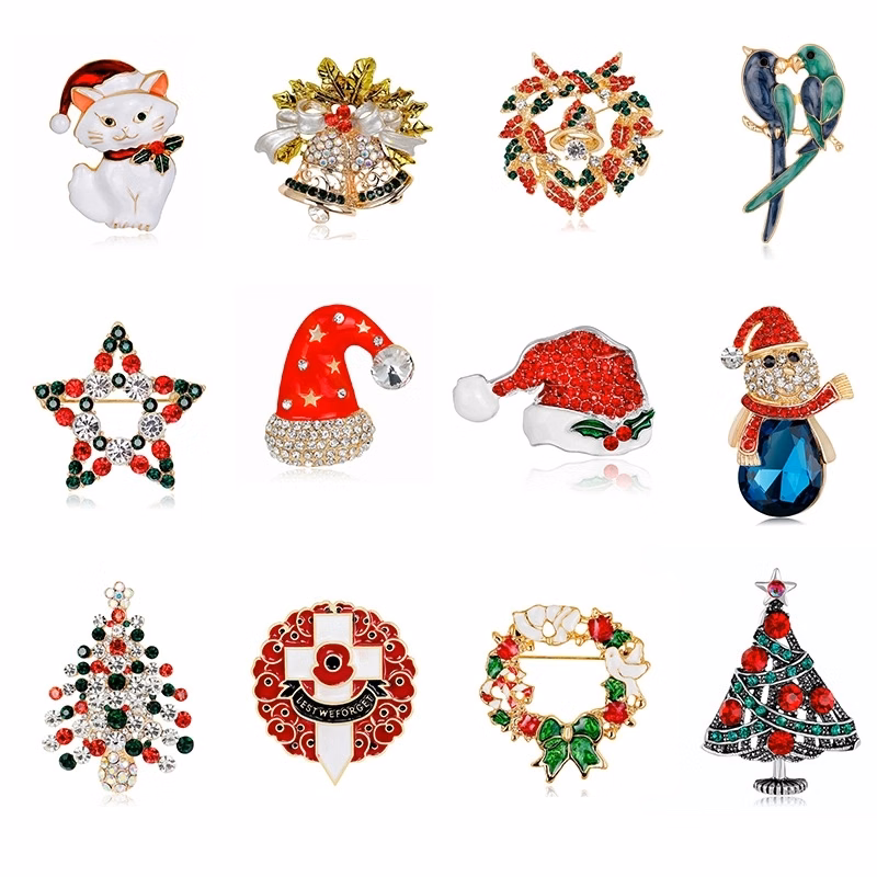 Christmas brooch