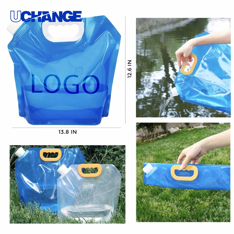 Convenient Foldable Portable Water Bag Container for Hiking