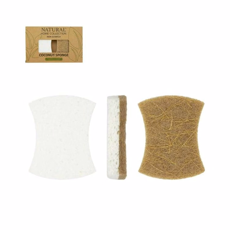 Non-Scratch Cleaning Sponge Scrubbers 2ct