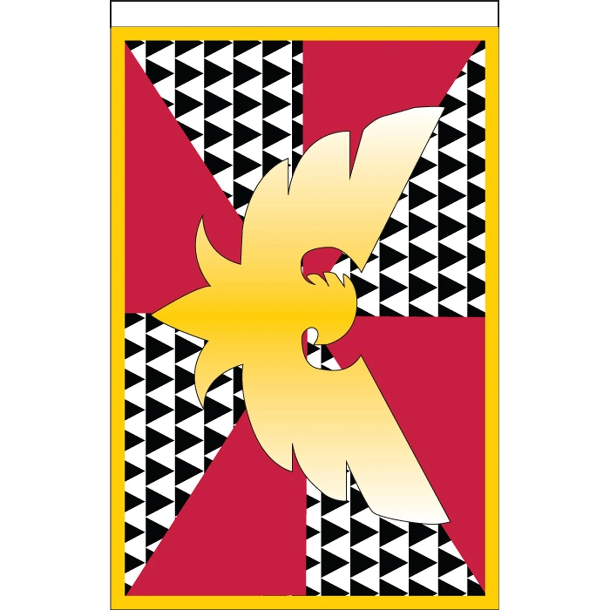 Drag/Feather Deluxe Garden Flag 1