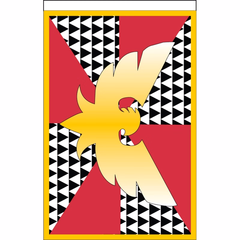 Drag/Feather Deluxe Garden Flag