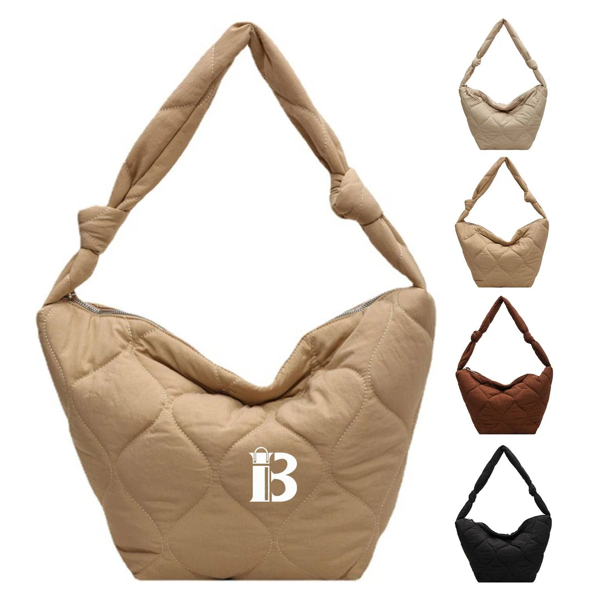 Stylish Embroidered Nylon Shoulder Bag 1