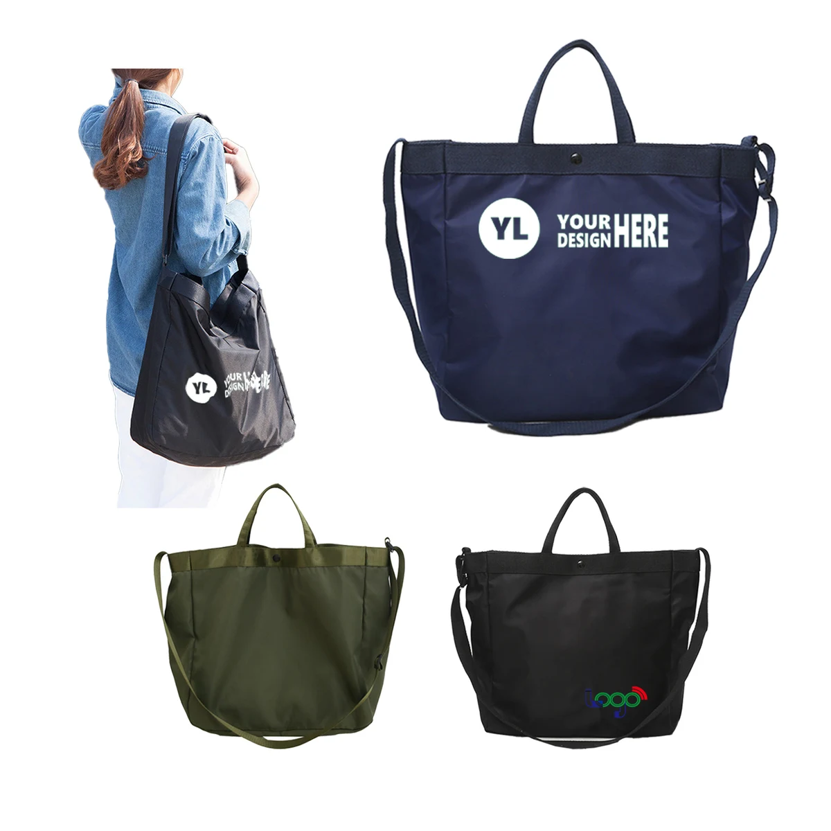 Large Capacity Portable Crossbody Bag 1