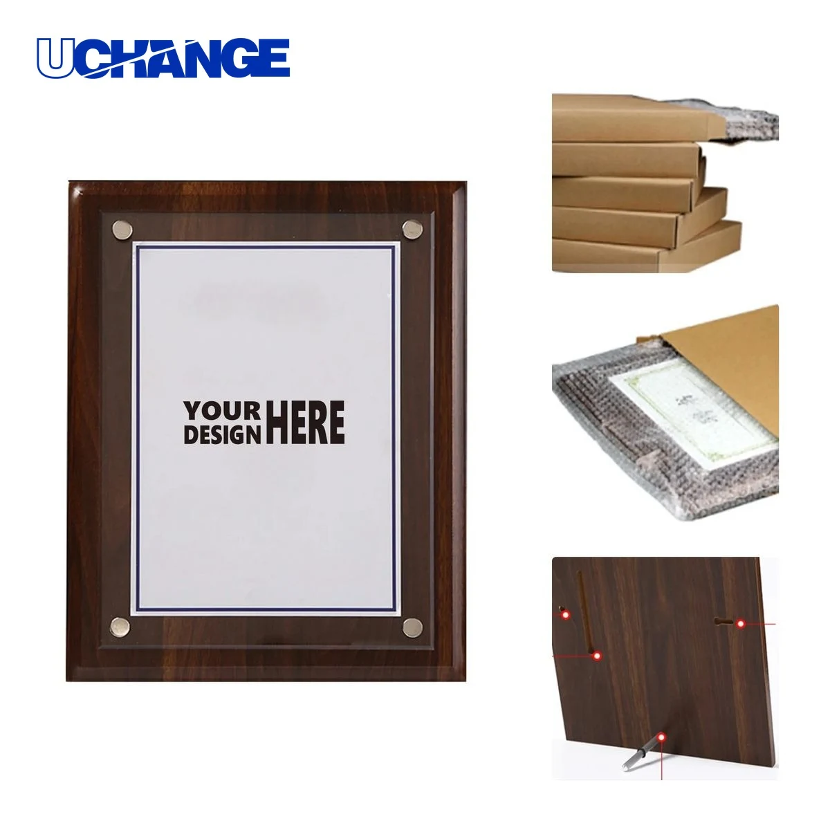 Wooden Acrylic Award Plaque 1