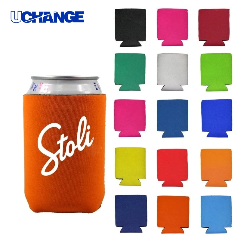 Neoprene Collapsible Can Cooler Sleeve for Events 1