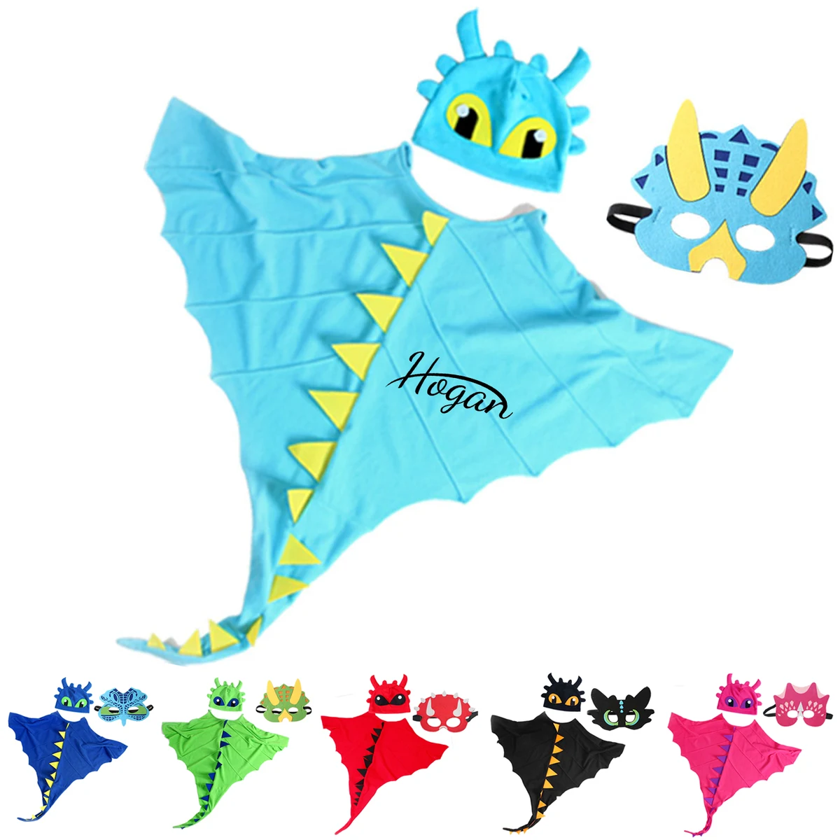 Children Dinosaur Cloak,Hat And Mask Set 1