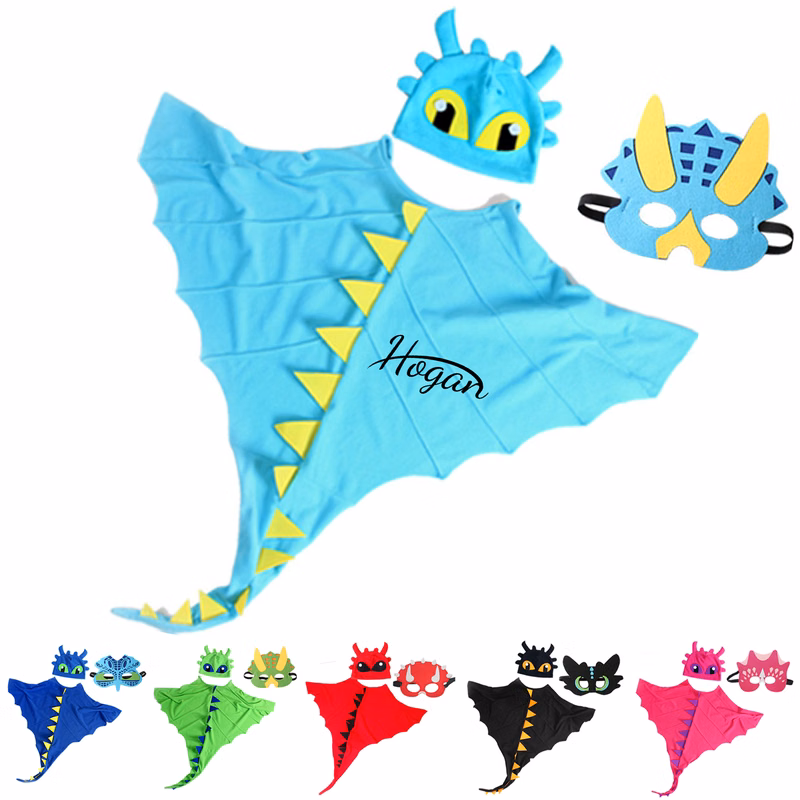 Children Dinosaur Cloak，Hat And Mask Set