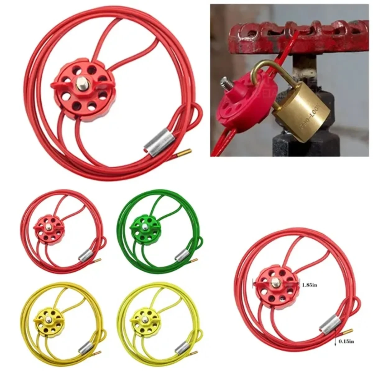 Adjustable cable lock
1
