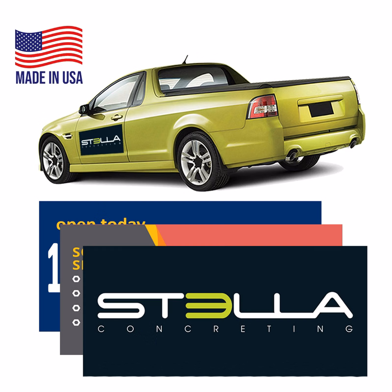 USA Made - 30 mil Car sign / Outdoor flexible Magnet