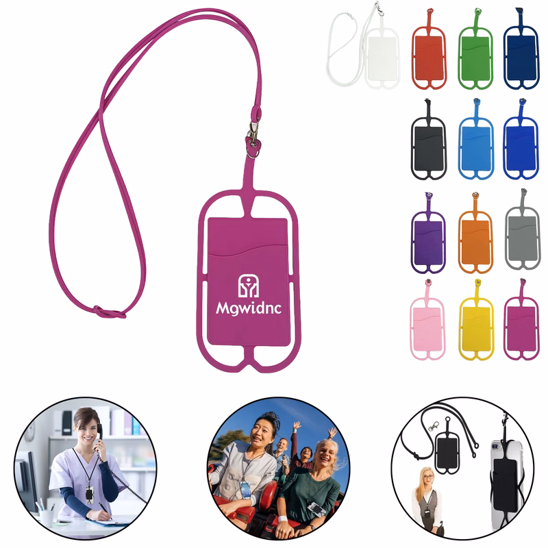 Silicone Lanyard for Phone, Neck Strap