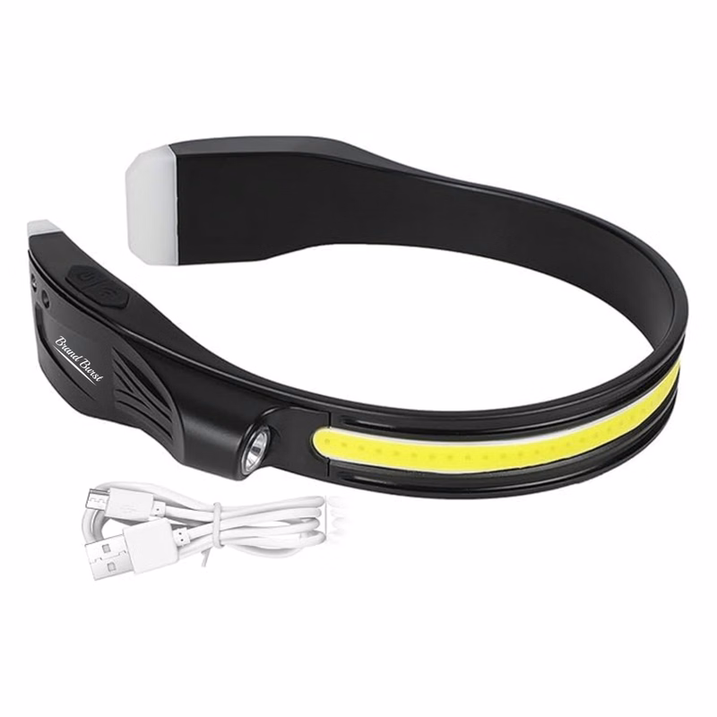 Portable High Performance Head Light With USB Charging Cable