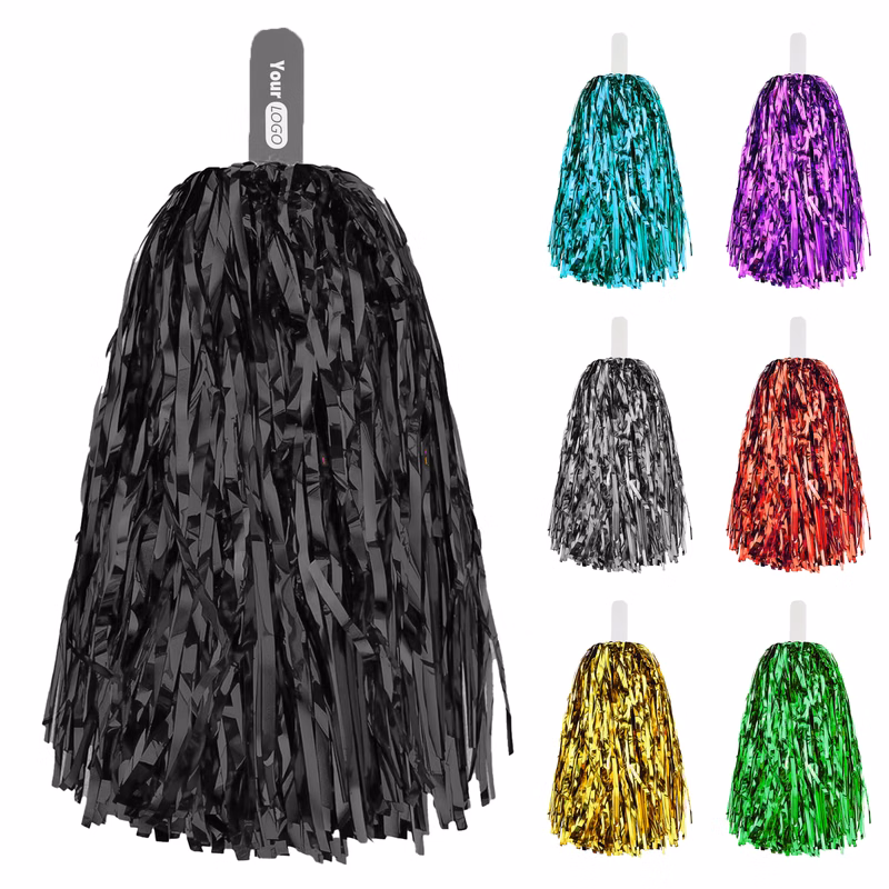 Plastic Dynamic Cheerleading Poms For Spirit-Building Performances