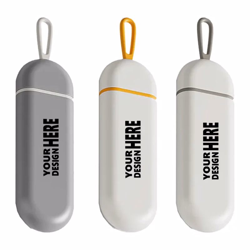 Three-Drawer Portable Pill Storage with Secure Compartments