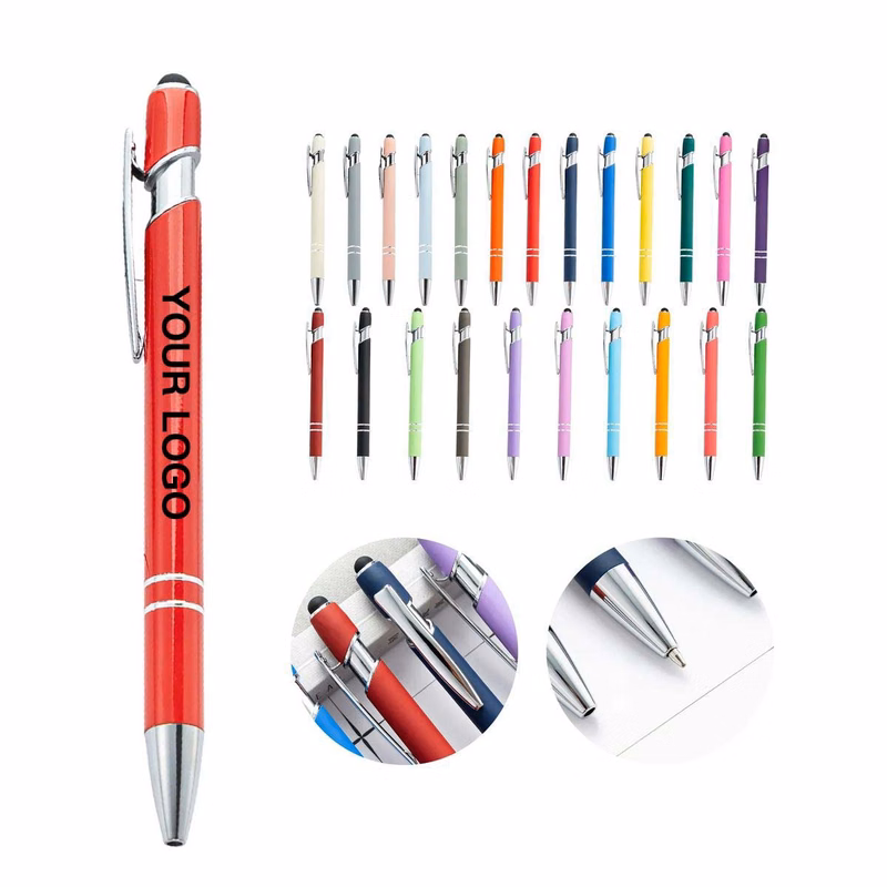 Promotional Metal Pen with Integrated Stylus