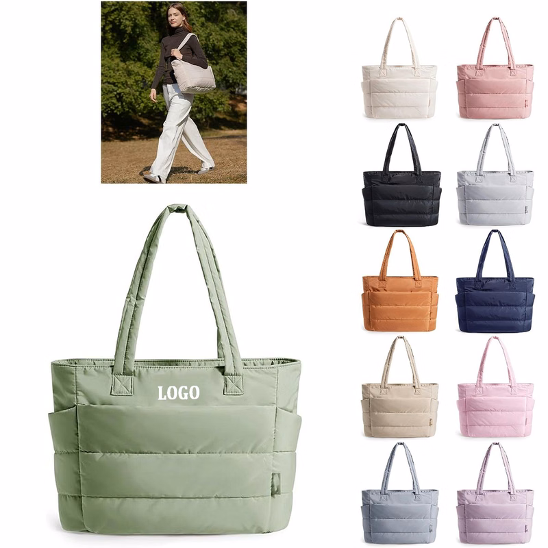 Lightweight Puffy Tote Bag