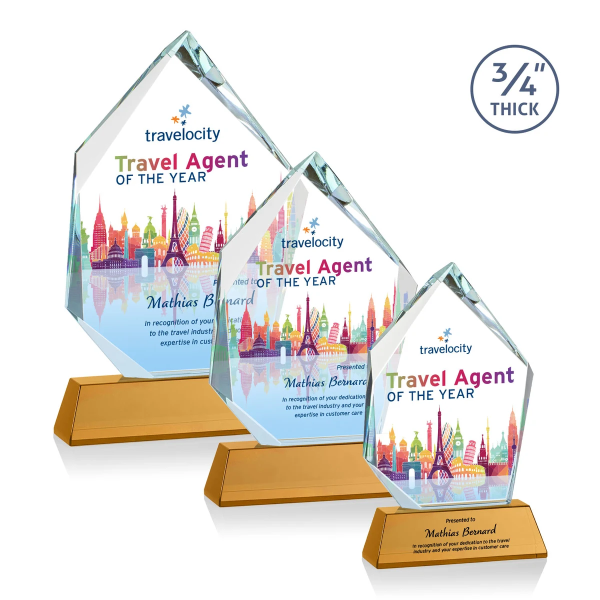 Deerhurst Ice Peak VividPrint™ Award on Newhaven - Amber 1