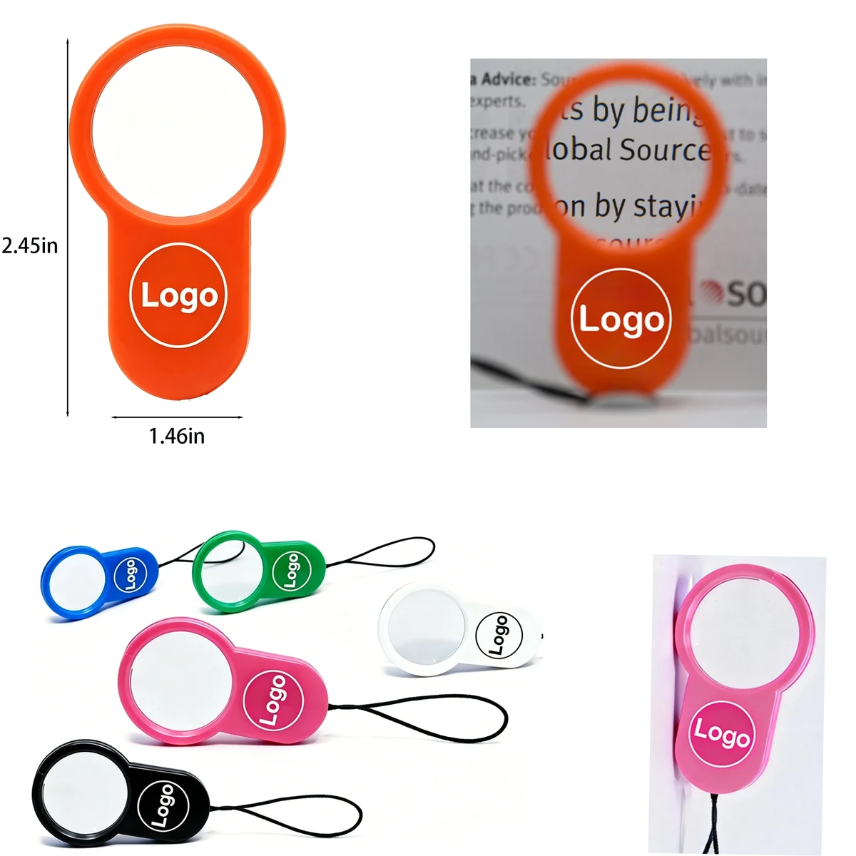 Mini Portable Magnifying Glass 1