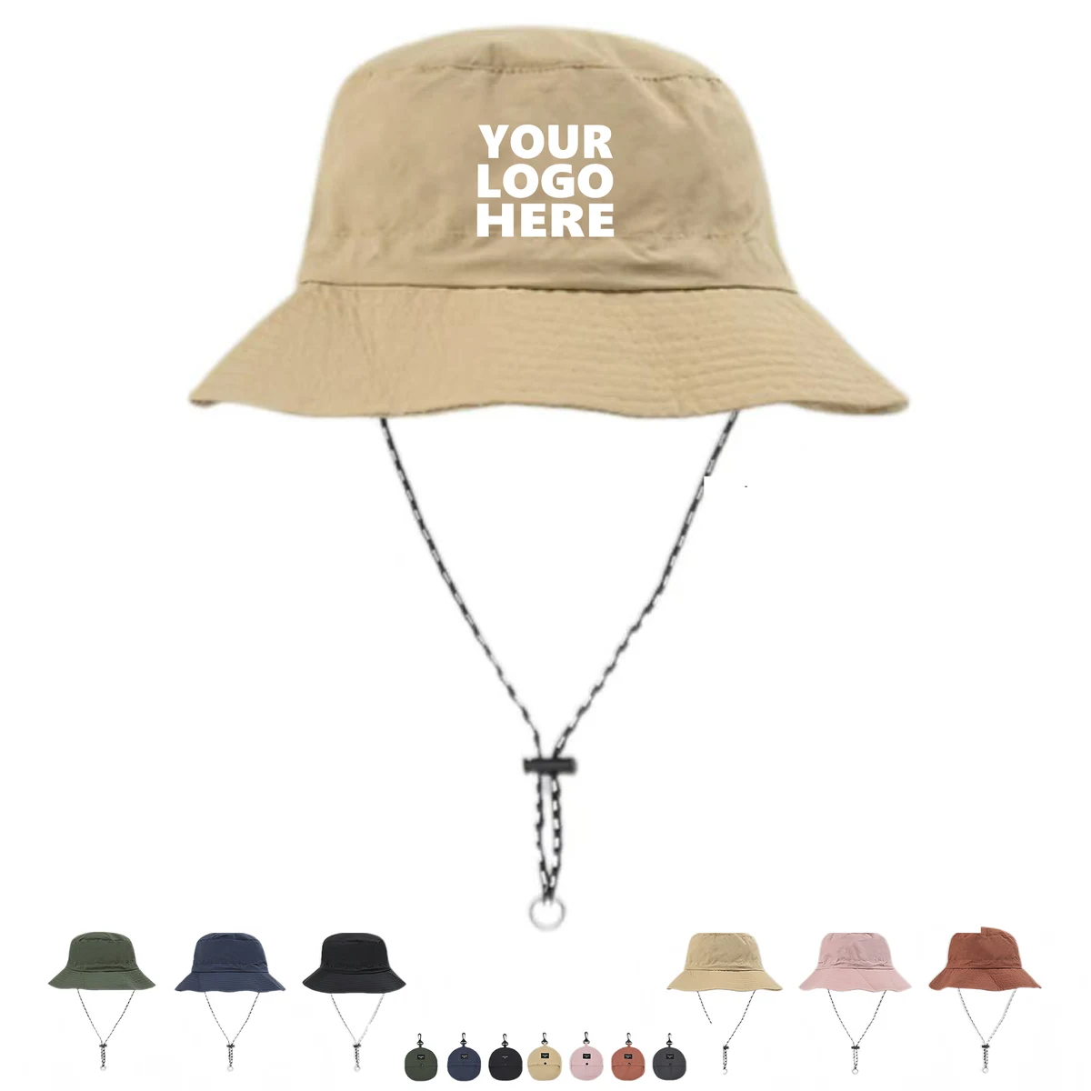 Drawstring Stowable Fisherman's Hat 1