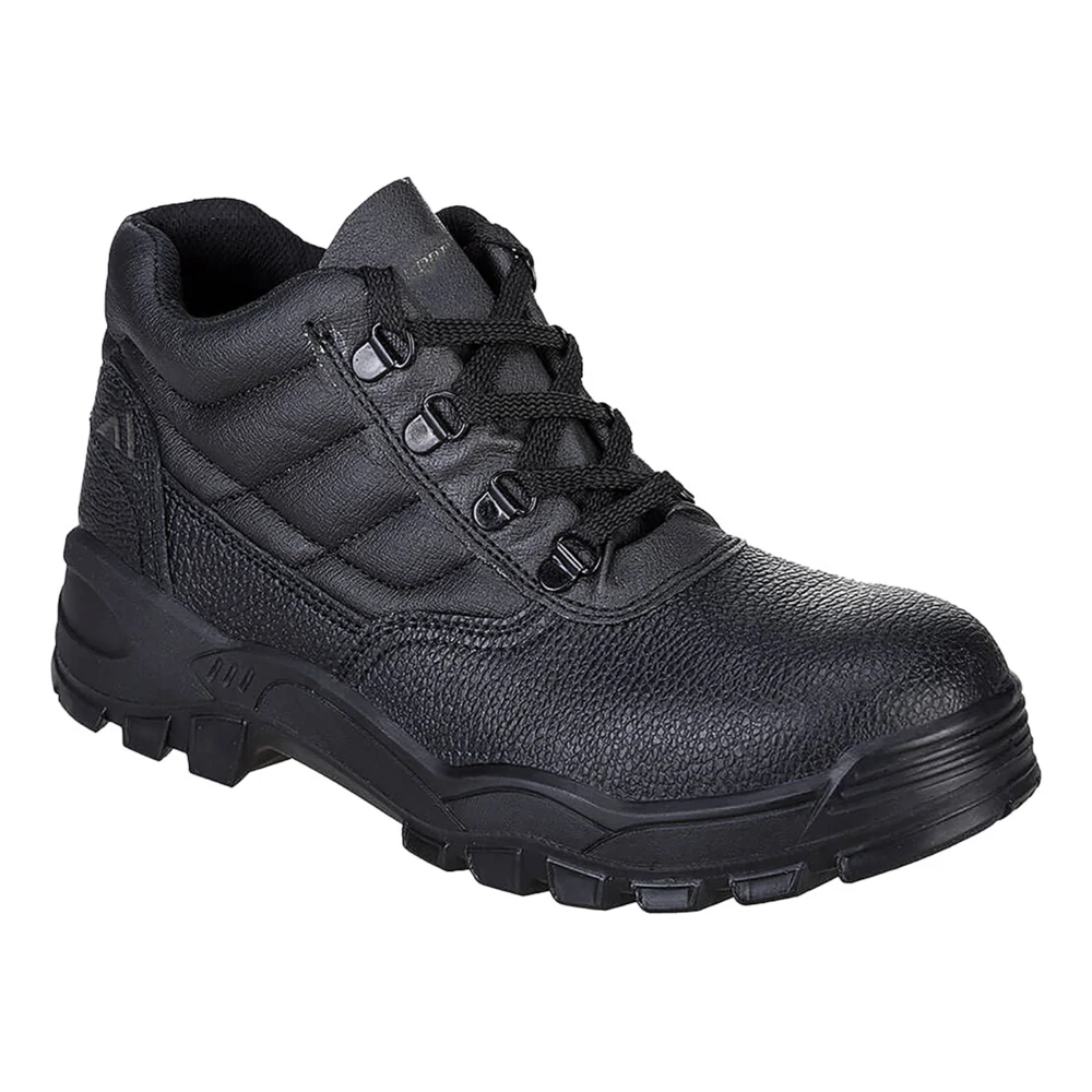 PORTWEST® Anti Static Steel Split Leather Mid Boot S1P SR w/ Protective Steel Toecap 1