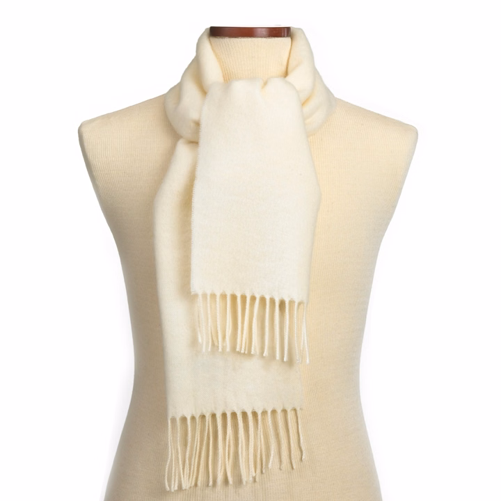 CLOSEOUT - Ivory Acrylic Scarf