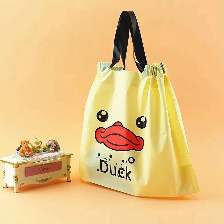 Custom Recyclable Plastic Drawstring Bags 1