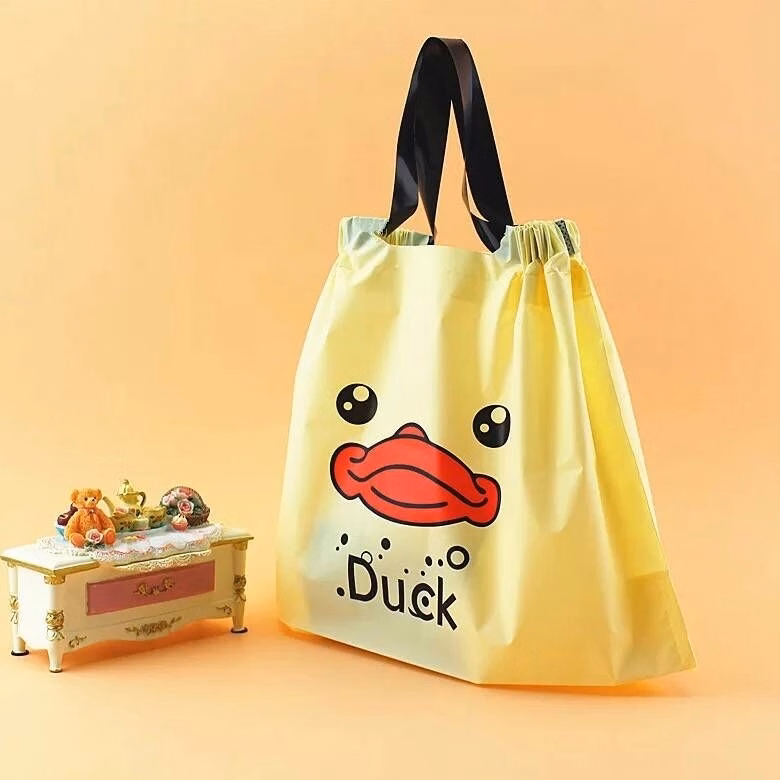 Custom Recyclable Plastic Drawstring Bags