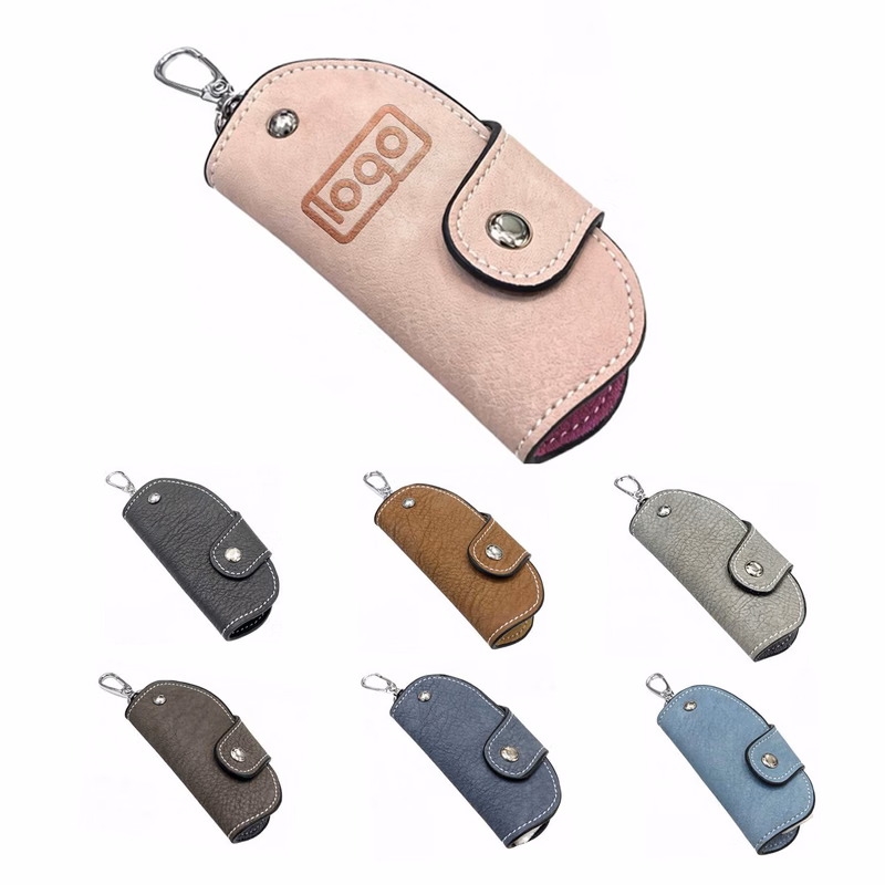 Compact Genuine Leather Key Case