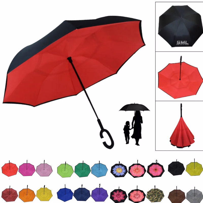 Custom 23 Inch Automatic Inverted Umbrella