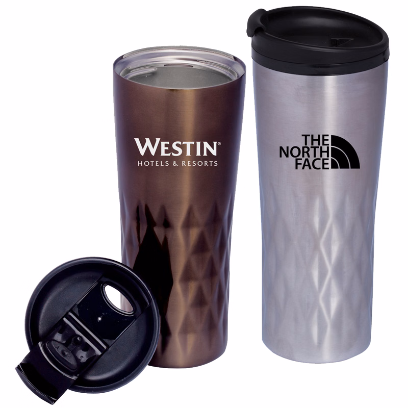 16 Oz. Diamante Stainless Steel Tumbler