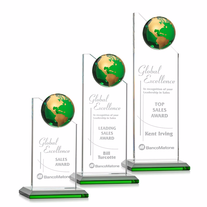 Arden Globe Award - Green/Gold
