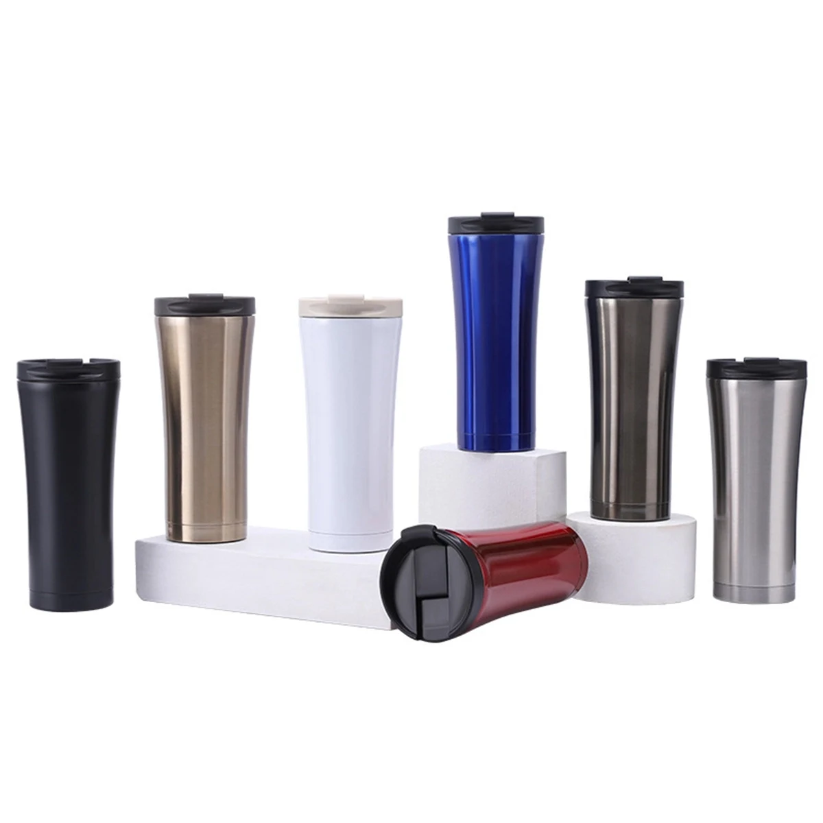 17 oz Stainless Steel Insulated Travel Mug with lid 1