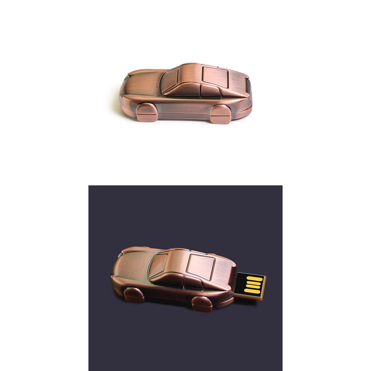 4GB Flash Drive Sports Car Series Metal Waterproof USB 2.0 1