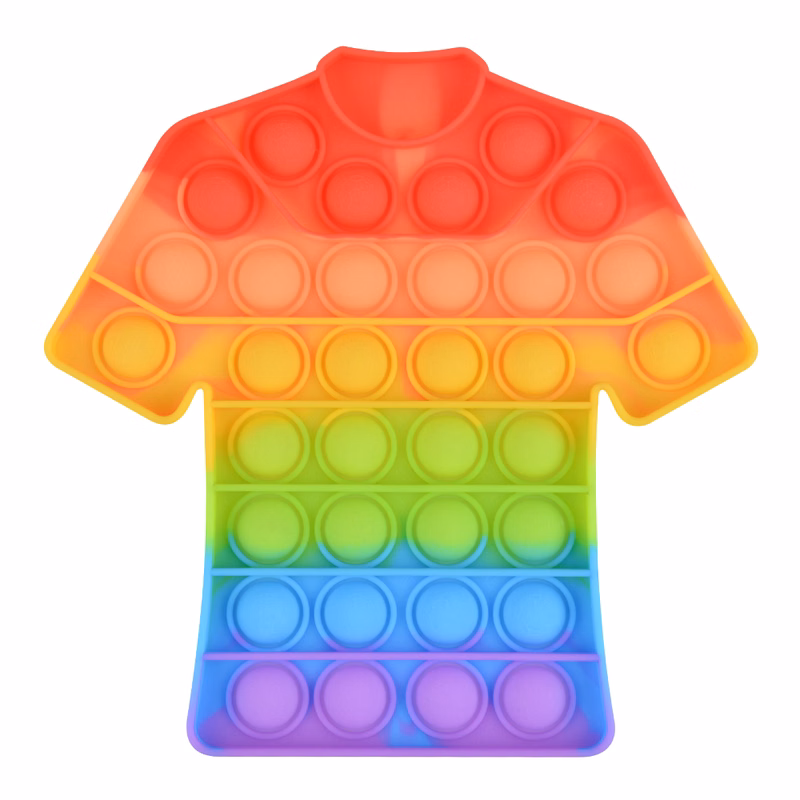 Pop It Fidget Toy - T-Shirt Full color