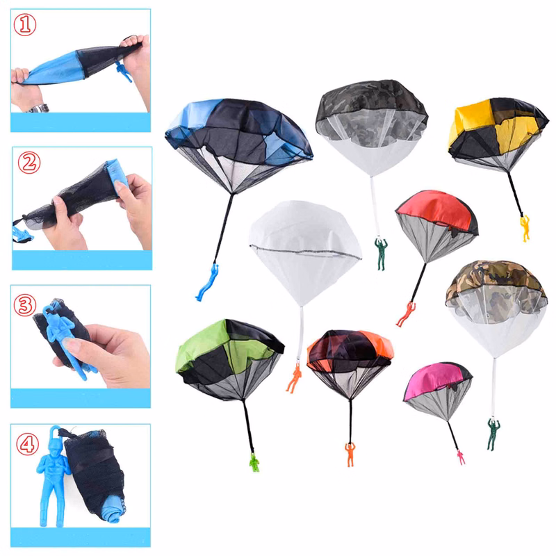 Children Outdoor Hand Throwing Parachute Toy