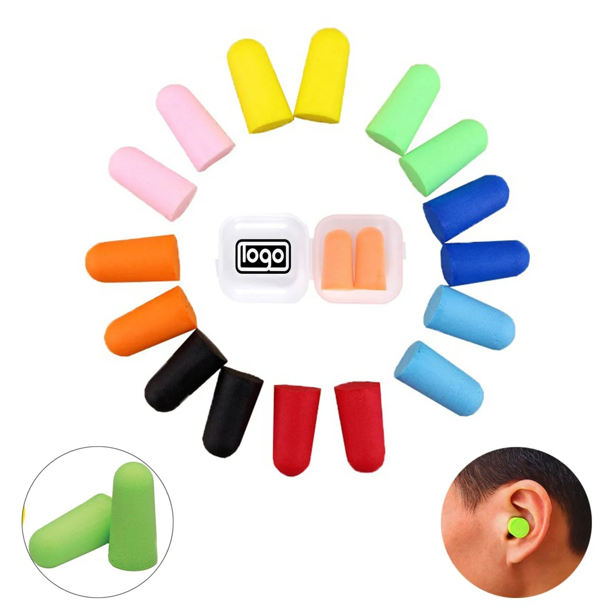 Foam Earplugs With Box 1