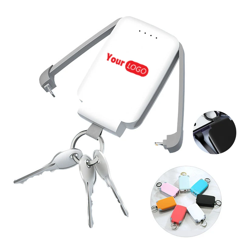 Compact Keychain Charger with Built-In LED Light 1