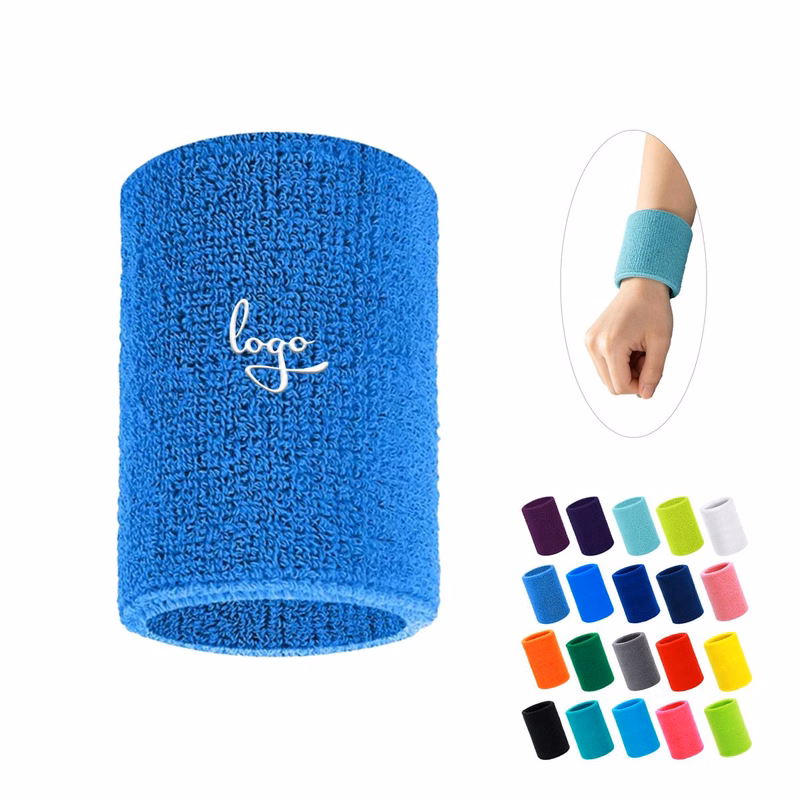 Sweat Wristband with Embroidery