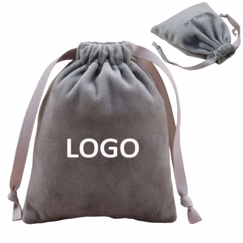 Drawstring Gift Bags Jewelry Velvet Pouches