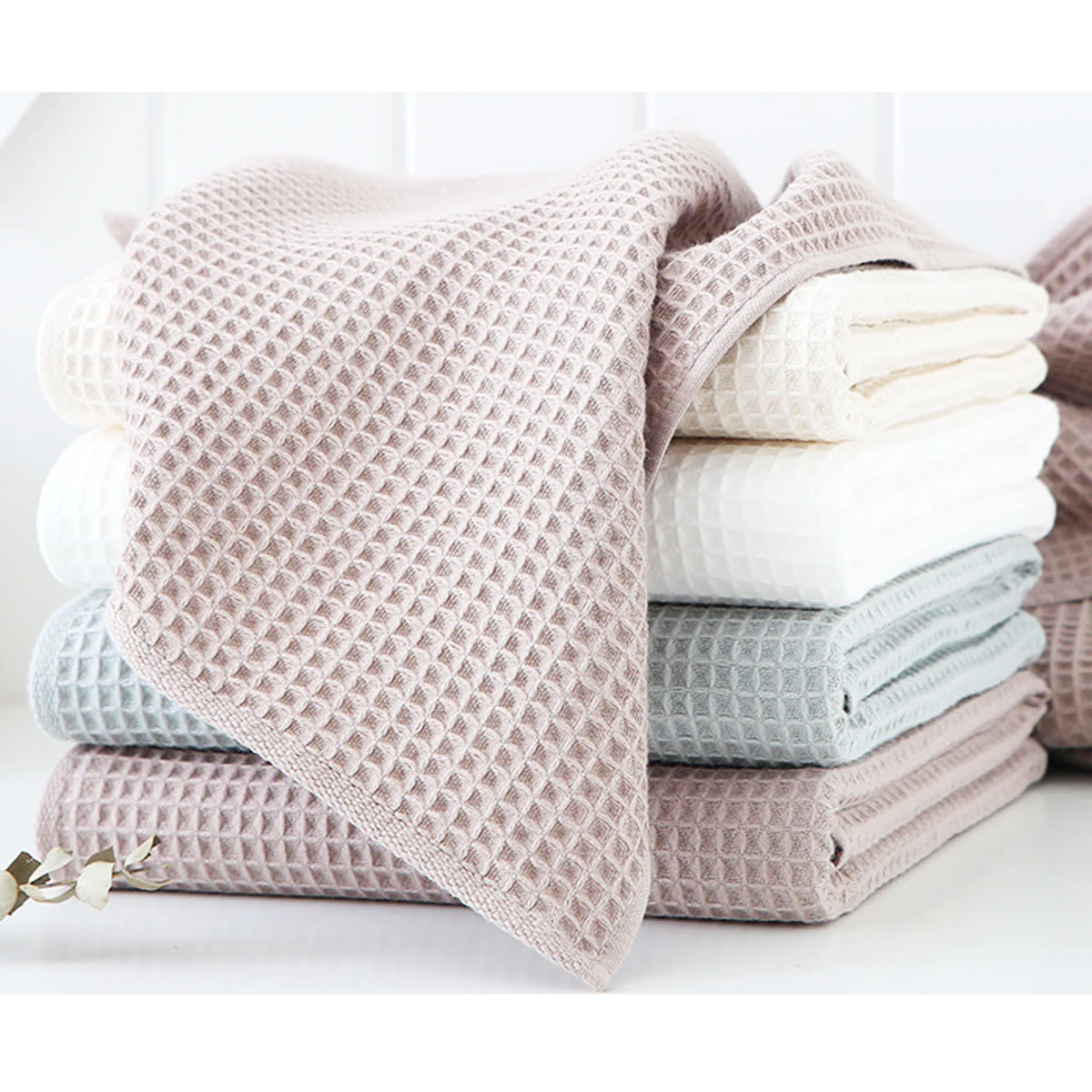 13 x 29.53 Inches Quick Dry 100% Cotton Washcloths 1
